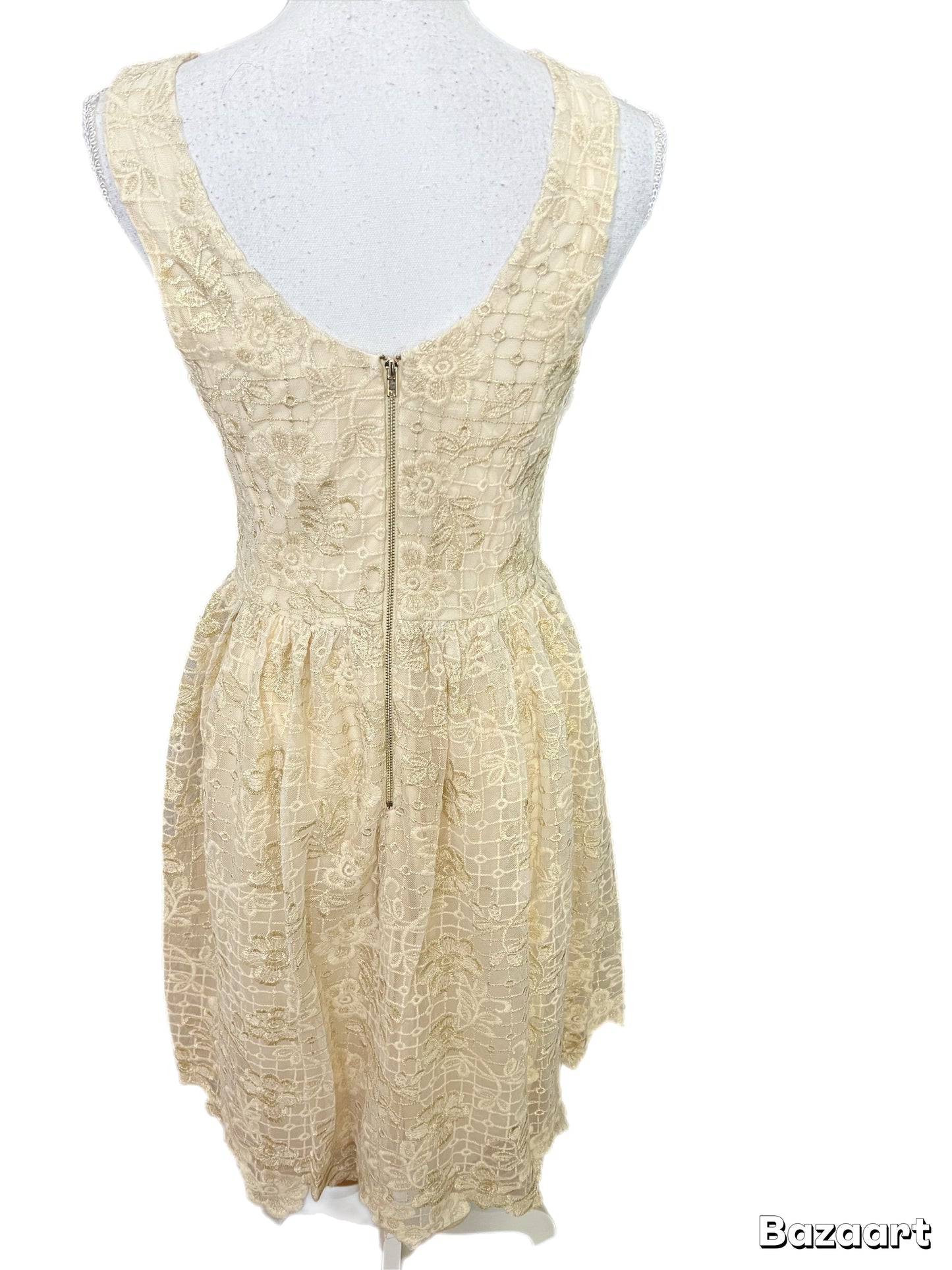 Stunning Midi Ivory Dress