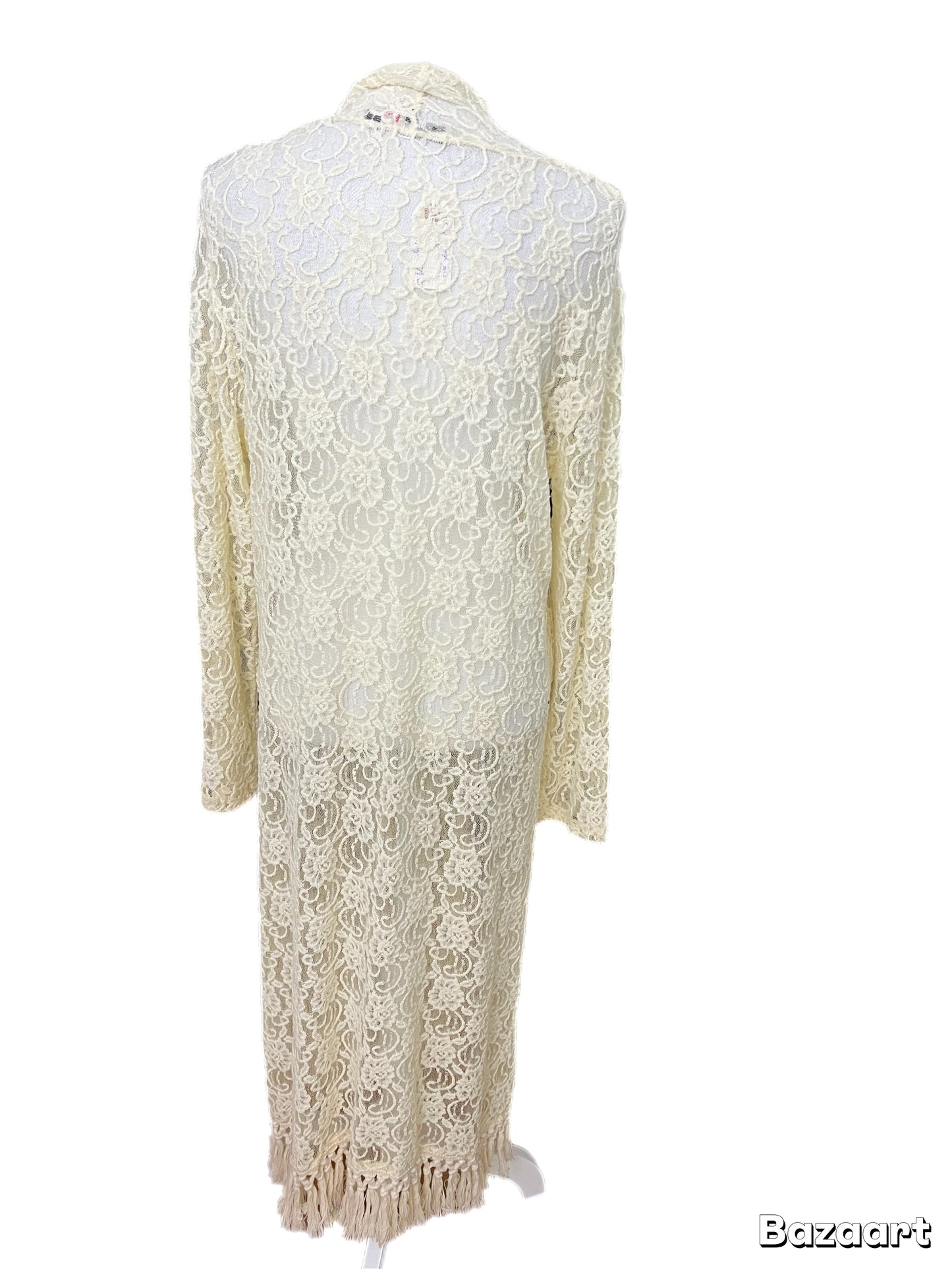Beautiful Lace Duster Ivory