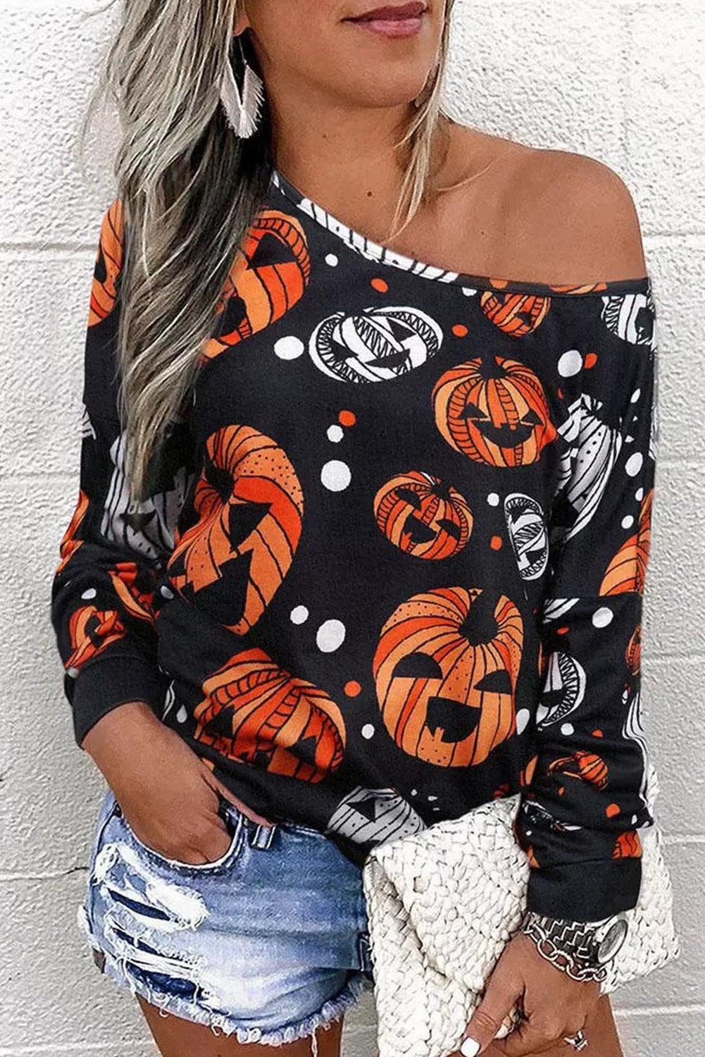 Black Pumpkin Spice & Everything Nice Graphic Top