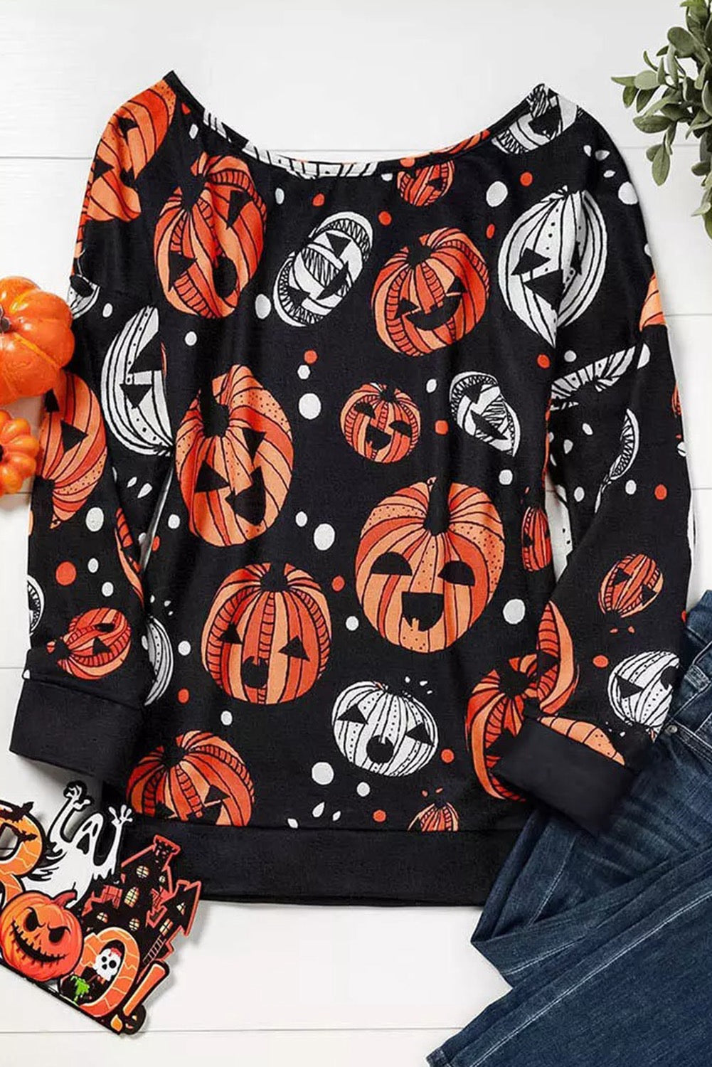 Black Pumpkin Spice & Everything Nice Graphic Top