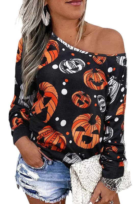 Black Pumpkin Spice & Everything Nice Graphic Top